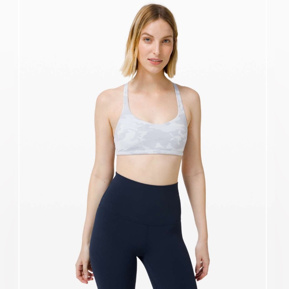 Lululemon Free To Be Bra Size 6 Incognito Camo Jacquard